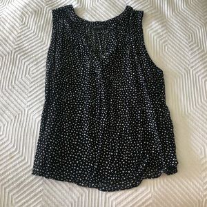 Black and White Blouse banana republic